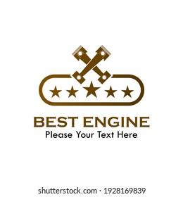 Best engine logo template illustration