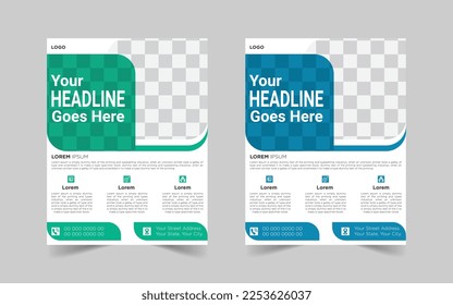 The Best And Exclusive Corporate Flyer Template Design 