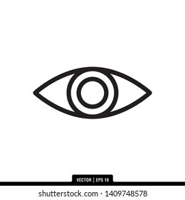 The best eye icon vector, illustration logo template in trendy style. Can be used for many purposes.
