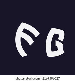 the best f g letter logo design business f g logo image vector