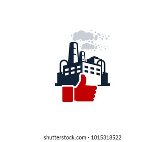 Best Factory Icon Logo Design Element