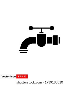 The best faucet icon vector, illustration logo template in trendy style. Can be used for many purposes.