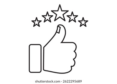 best feedback concept positive review icon . 