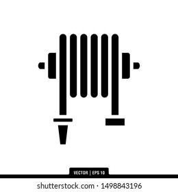 The best Fire Hose icon vector, illustration logo template in trendy style. Suitable for many purposes.
