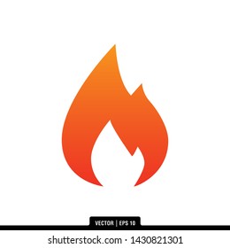 The best of Fire icon vector, illustration logo template in trendy style. Suitable for many purposes.
