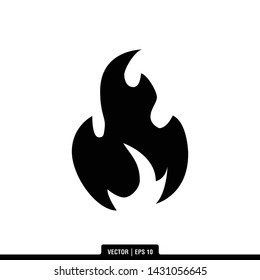 The best of Fire icon vector, illustration logo template in trendy style. Suitable for many purposes.
