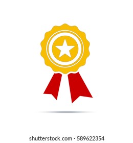 Best first prize won icon. Design vector illustration