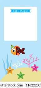 best fishes greeting card vector. cute fish best wishes greeting vector.