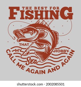 The best fishing premium vector