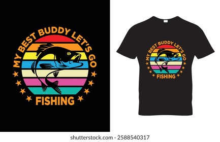 Best Fishing T-Shirt Design illustrator