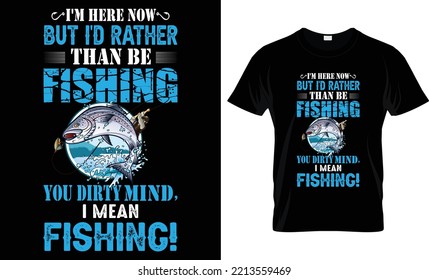 Best Fishing T-shirt design Template