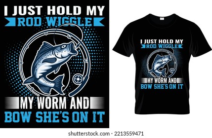 Best Fishing T-shirt design Template