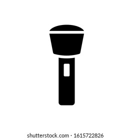 The best flashlight icon design. High quality vector illustration in trendy flat style with black color. Suitable for many purposes.
