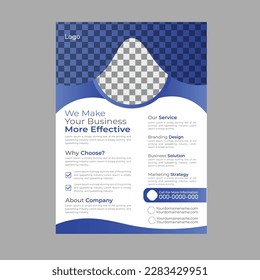 The best flyers are those that are well designed visually appealing corporate new business creative flyer design