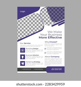 The best flyers are those that are well designed visually appealing corporate new business creative flyer design