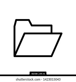 The best folder icon vector, illustration logo template in trendy style. Can be used for many purposes.

