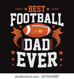 Mejor diseño de camiseta de fútbol americano para papá