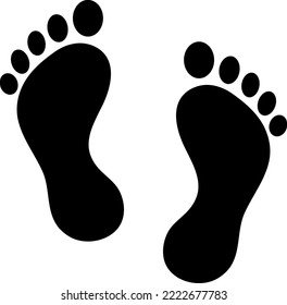 The best Footprint icon vector, illustration logo template in trendy style. Suitable for many purposes..eps
