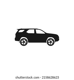 The Best Fortuner Car Silhouette Illustration Image Vector. Best SUV Silhouette For Desain Automotive