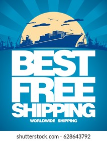 Best free shipping design template.
