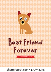 best friend forever puppy poster
