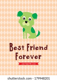 best friend forever puppy poster