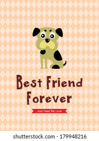 best friend forever puppy poster