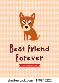 best friend forever puppy poster