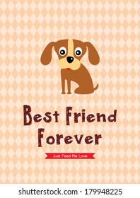 best friend forever puppy poster