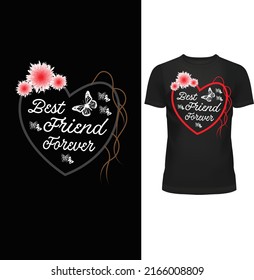 Best Friend Forever T-shirt Design for every occasion and daily use    