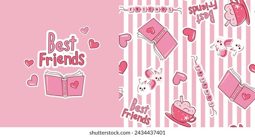 best friend graphic tees for girl design