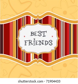 best friends card