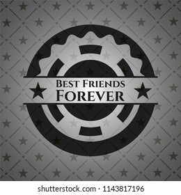 Best Friends Forever dark badge