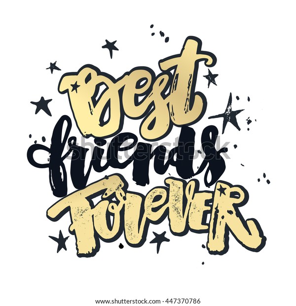 Vector de stock (libre de regalías) sobre Best Friends Forever