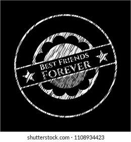 Best Friends Forever written on a chalkboard