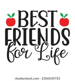 Best Friends for Life, New Family SVG Design Template