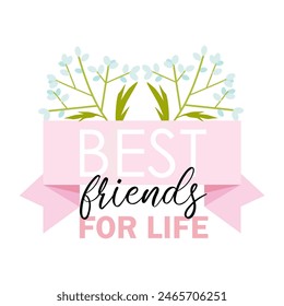 Best friends for life quote for Happy Friendship Day