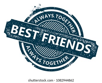 Best Friends Stamp