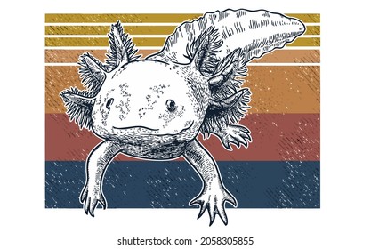 best funny axolotl questions vector design