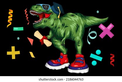 best funny Dinosaur Crush 3rd Grade Dino First Day Boys Trex vector design