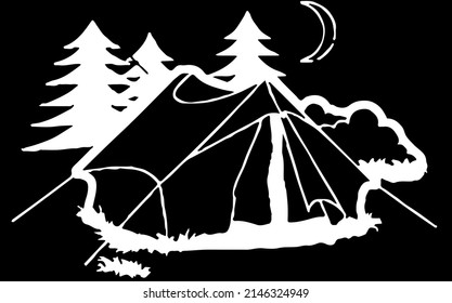 BEST FUNNY I DON'T NEED THERAPY I JUST NEED TO GO CAMPING VECTOR DESIGN