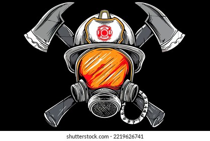 best funny Firefighter Fireman I Have Two Titles Dad And Fire vector design