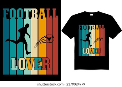 best funny football t-shirt design vector file football lover t-shirt design