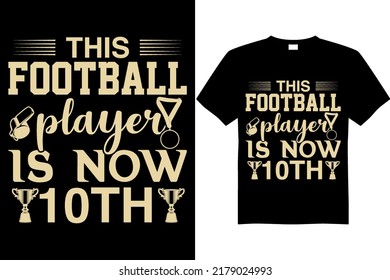 best funny football t-shirt design vector file football lover t-shirt design