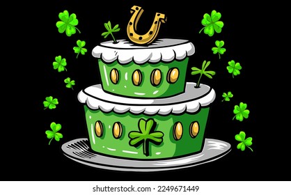 best funny Happy St. Patricks Day It's My Birthday vector design