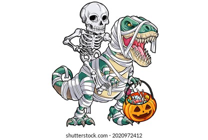 Best funny Mummy Dinosaur for halloween