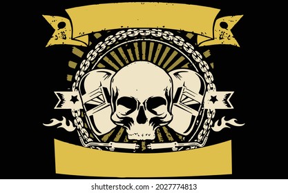 Best Funny Skull Welder Vector Design