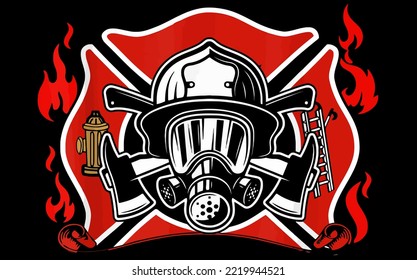 best funny There Are No Ex-Firefighter Our Title Is Earned vector design