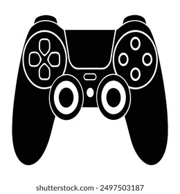 The best game controller silhouette vector art.