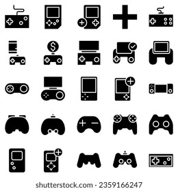 Best Gamepad icon vector collection, template logo illustration in trendy style. Suitable for various purposes.